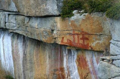 Photo: 
Native Rockpaintings Broughton Archipelago