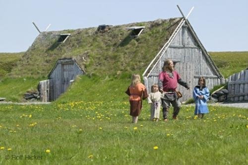 Photo: 
Family Hut Norstead Viking Site Picture