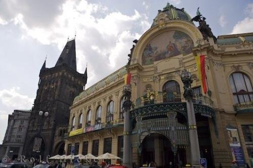 Photo: 
Obecni Dum Municipal House Prague Czech Repulic