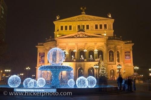 Photo: 
Old Opera House Downtown Frankfurt Germany