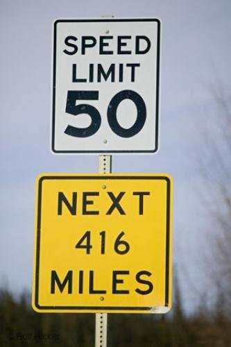 Photo: 
Funny Road Sign Speed Limit