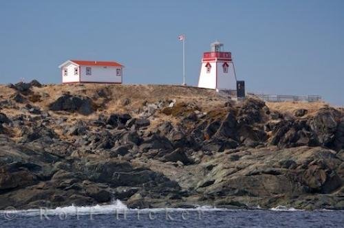 Photo: 
Rocky Coastline St Anthony Lighthouse Newfoundland