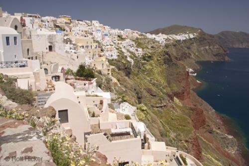 Photo: 
Oia Village Overview Santorini Island Greece