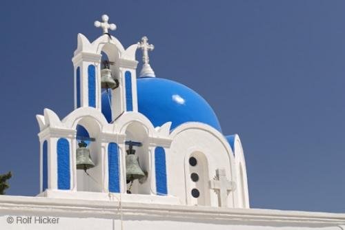 Photo: 
Church Detail Akrotiri Picture Santorini