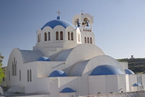 Photo: 
Santorini Photos Emborio Blue White Church