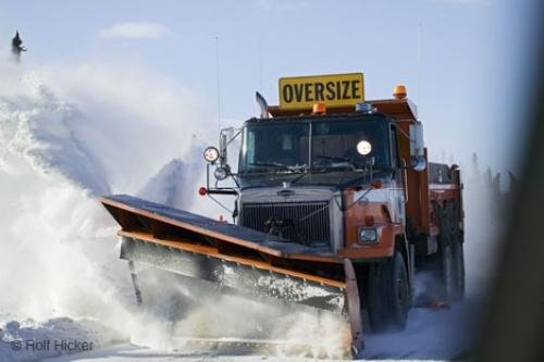 Photo: 
snow plow