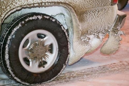 Photo: 
snowed truck