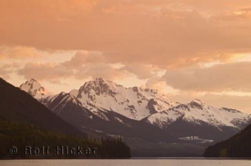 Photo: 
Duffy Lake Sunset Bc Mountain Range