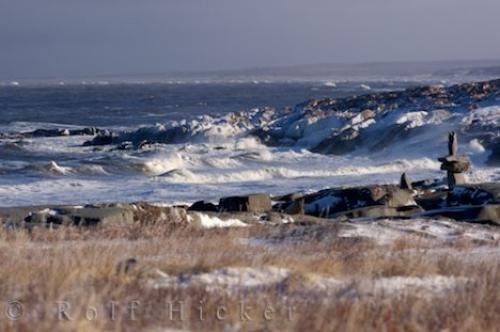 Photo: 
Stormy Hudson Bay Coastline Churchill Manitoba