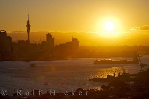 Photo: 
Sun Picture Waitemata Harbour City Of Auckland New Zealand