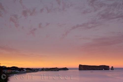 Photo: 
Surreal Perce Rock Sunset Picture