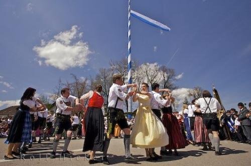 Photo: 
Traditional Maibaum Celebration Bavaria