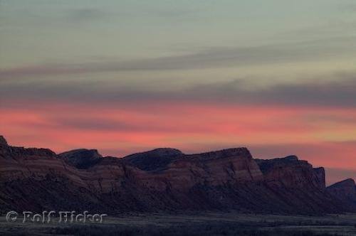 Photo: 
utah sun set