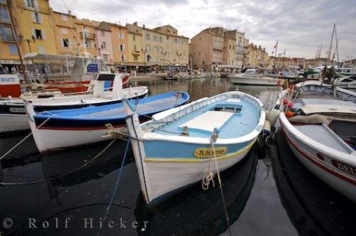 Photo: 
Working Boats Saint Tropez Harbour Provence
