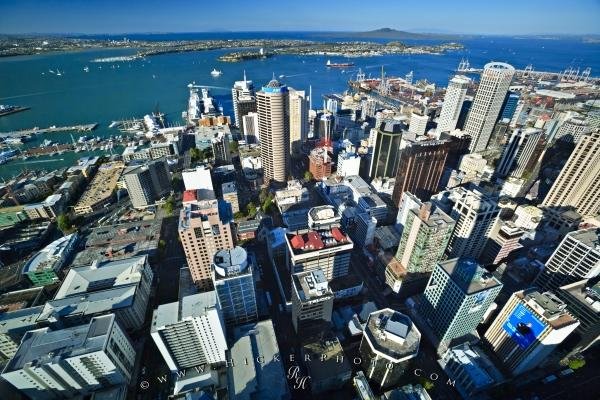 Photo: 
Auckland City Aerial Waitemata Harbour