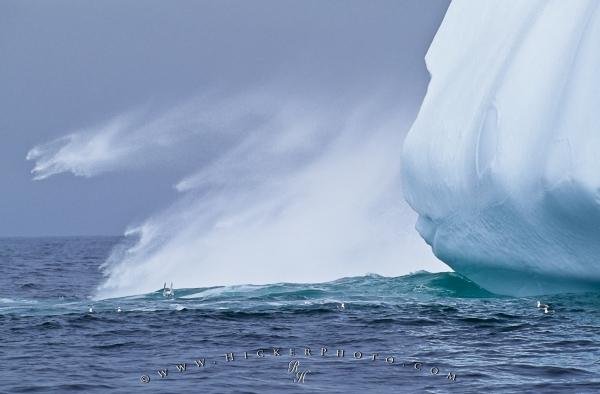 Photo: 
Picture Of A Calving Iceberg