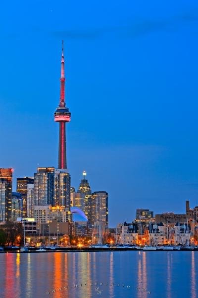 Photo: 
Dusk Skyline Toronto Ontario Place Toronto Ontario Canada