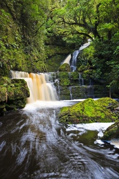 Photo: 
McLean Falls Waterfall Catlins New Zealand