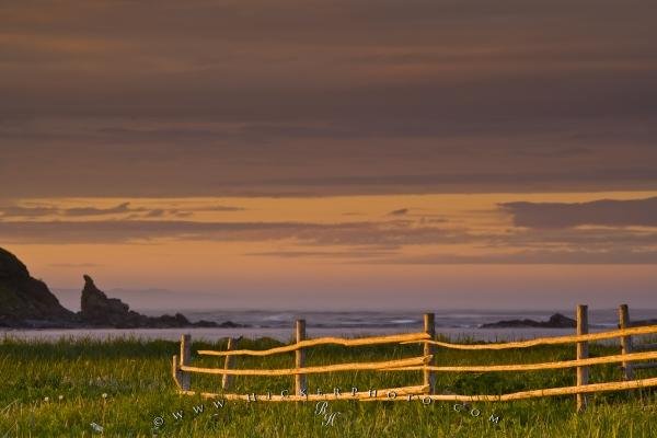 Photo: 
Newfoundland Coastal Sunset Scenery