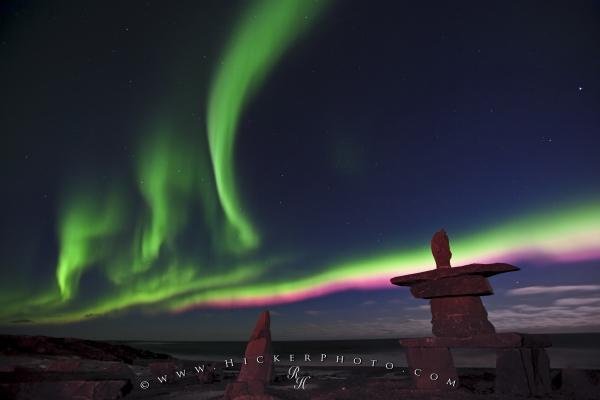 Photo: 
Northern Lights Show Churchill Manitoba