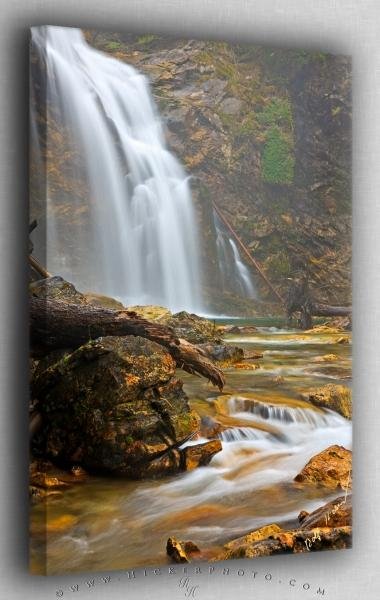 Photo: 
Rainbow Falls Monashee Provincial Park Canvas Fine Art Photo