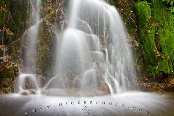 Photo: 
Rainforest Flowing Cascading Waterfall British Columbia