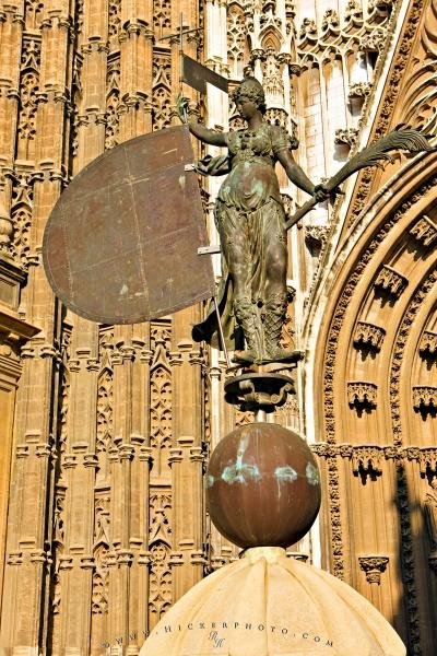 Photo: 
Statue Giraldillo Cathedral Seville Andalusia Spain