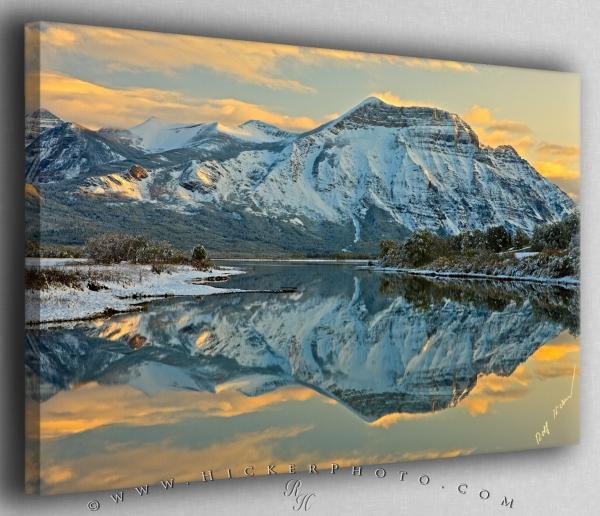 Photo: 
First Snow Waterton Lakes National Park Canvas Fine Art Photo