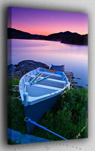 Photo: 
Wooden Boat in Newfoundland Canvas Fine Art Photo