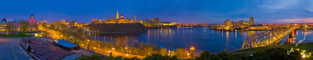 Ottawa Panoramic at Dusk