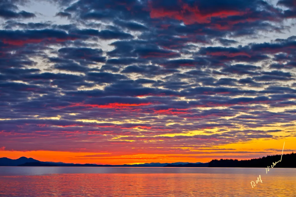 Sunset Broughton Strait