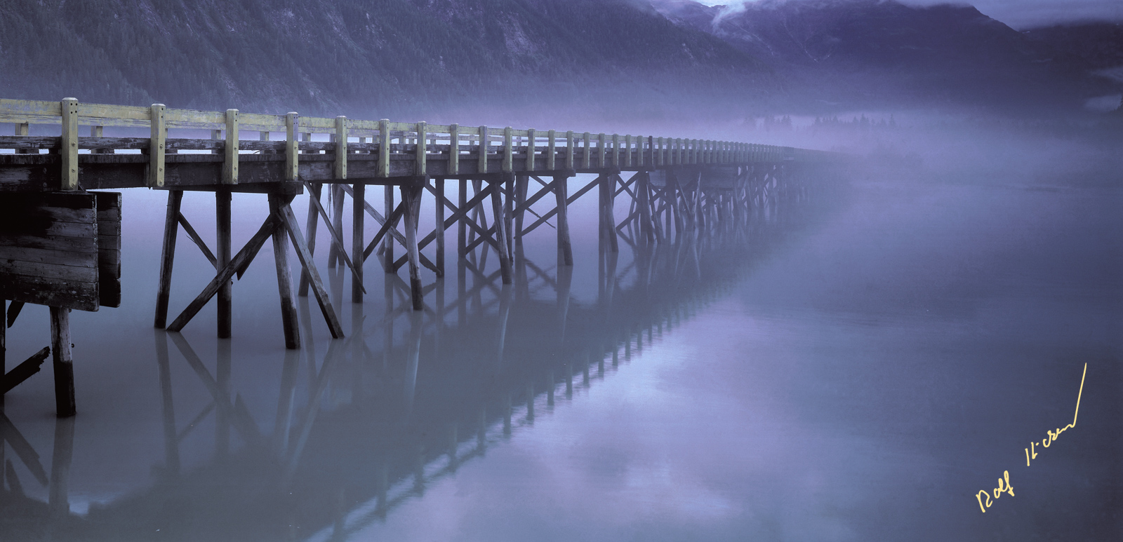 Endless Bridge Ending in Fog